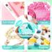 Juome Silicone Travel Containers for Toiletries | Leak-proof Travel Jars for Creams | Travel Essentials Kit for Women (Blue) - Buy Online on SooperMarket.com