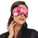 Haskirky Light Blocking Eye Mask | Breathable & Adjustable for Men and Women | Perfect for Travel, Yoga, and Deep Sleep | Pink Strawberry - Buy Online on SooperMarket.com