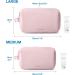 BAGSMART Women's Large Pink Travel Toiletry Bag Organizer - Water-Resistant Dopp Kit for Makeups & Toiletries - Buy Online on SooperMarket.com