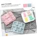 Zerodeko 2pcs Cake Mold Keychain Silicone Molds Ice Cube Candy Muffin Top Pans for Baking Resin Molds Silicone Molds for Candles Candle Molds Rabbits Bunny Chocolate Mold Cartoon Silica Gel 15.9X14.1CM - Buy Online on SooperMarket.com