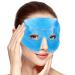 ICEHOF Eye mask cooling - pleasant upper material with storage bag - cooling glasses with high -quality gel - effectively forehead to cheek - migraine eye cooling mask face migraine glasses