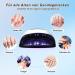LKE 220W UV Nail Lamp - Gel Nails UV Lamp with Improved Charging 4 Timers LCD Display Infrared Sensor Removable Base & Handle - Best for Manicures - Buy Online on SooperMarket.com