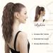 FESHFEN Blonde & Ash Blonde Mixed Curly Wavy Drawstring Ponytail Extension 18 inch - Synthetic Hairpiece for Women - Buy Online on SooperMarket.com