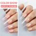 PEACECOLOR Acrylic Nail Kit 8G 2PC Clear Pink Acrylic Powder Set Acrylic System for Beginners DIY Nail Art Nails Extension No Nail Lamp Needed Professional Multicolor for Home DIY Nail Art color 166 - Buy Online on SooperMarket.com