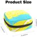 Anna Cowper Lemon Sanitary Napkin Storage Bag | Feminine Menstrual Cup Pouch | Nursing Pad Holder | Tampon Bags | Portable Period Bag for Women Teen Girls - Multi-colored - Buy Online on SooperMarket.com