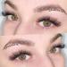 PHKERATA 7 Pairs D Curl Natural False Eyelashes with Lash Glue - Fluffy 18MM Wispy Cat Eye Strip Lashes - Buy Online on SooperMarket.com