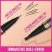 iMethod Microblading Eyebrow Pencil - 2-in-1 Dual-Ended Brow Pencil with 3-Tine Fork Tip & Brush Creates Natural Eyebrows Black 05 - International Shipping Available - Buy Online on SooperMarket.com