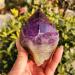 180-220g Ametrine Quartz Crystal Stone Single Terminated Irregular Purple Reiki Crystals Stones and Minerals Therapy Home Ornament FUZEGRDLI 180-220 g Purple - Buy Online on SooperMarket.com