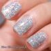 Glitter Nail Polish - Silver Glitter Nail Varnish - Quick Dry Nail Varnish - Silver Diamond Sparkle Long Lasting Nail Polish - No Need Baking for DIY Nail Art Manicure at Home silver giltter - Buy Online on SooperMarket.com