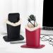 Bivisen Eyeglass Holder Case | Modern Velvet Plush PU Leather - Black & Burgundy - Stylish & Durable Organizer for Glasses - Buy Online on SooperMarket.com
