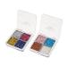 HAPINARY 2pcs Glitter Eye Makeup Glitter Sequins Eyeshadow Face Glitter Chunky Glitter Eyeshadow Eyeshadows