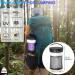 Mosquito Killer lamp Portable Bug Zapper Light Bulbs & Waterproof Camping Lantern 1800mAh Battery USB and Solar Rechargable LED Insect & Fly Killer for Outdoor Home Bedroom Backyard Patio Black - Buy Online on SooperMarket.com