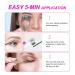 CAELYMINE Lash Bond & Remover: Cluster Lash Glue for Sensitive Eyes, Strong 48-Hour Hold, Waterproof, Latex-Free with Rose Extract - DIY Eyelash Extension Kit - Buy Online on SooperMarket.com