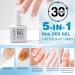 5-in-1 Clear Builder Gel for Nails - Professional UV/LED Strengthener for Nail Art and Manicures - Buy Online on SooperMarket.com