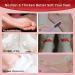 OUKEYA Foot Mask 3 Pairs: Nourish Foot Mask Dermatologically Tested Repairs Heels & Soften Dry Dead Skin for Cracked Feet(No Peeling) Rose - Buy Online on SooperMarket.com