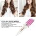 Ceramic 3 Barrel Curling Iron Wand for All Hair Types | Adjustable Temperature & 360 Swivel | Essential Styling Tool (US Plug - Buy Online on SooperMarket.com