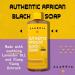 Alaffia Authentic African Black Soap - 4-in-1 Body Wash, Face Wash, Shampoo & Shaving Soap with Fair Trade Shea Butter, Lavender & Ylang Ylang - 32 Fl Oz - Buy Online on SooperMarket.com
