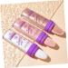 BELLIFFY 3pcs Highlight Pat Powder Highlighter Powder Patting Glitter Highlight Patting Powder Glitter for Hair Makeup Highlighter Body Highlighter Face Powder Compact Body Makeup - Buy Online on SooperMarket.com