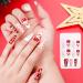 MELLIEX Christmas Fake Nails Artificial Full Cover Press on Nails 48 Pieces Xmas Coffin False Nail Tips Santa Claus Snowflake Elk Nail Art Decorations with Nail Glue and Nail Files - Buy Online on SooperMarket.com