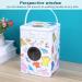 Multifunctional Iron Laundry Detergent Container with Window Lid - Large Capacity Storage Box - Buy Online on SooperMarket.com