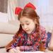 Whales Red Hair Loops - 2-Piece Big Ripband Elastic Hair Bands | Cheer Bows & Ponytail Holders for Girls & Toddlers - Buy Online on SooperMarket.com