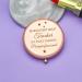 Jielahua Rose Gold Compact Mirror - Paraeducator Appreciation Gift for Women - Thank You Gift for Teaching Assistant - Paraprofessional and Teacher's Aide Retirement Gift - Buy Online on SooperMarket.com