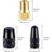 Cycling Tire Tools Set with Presta to Schrader Adapter and Valve Caps - 15 Pieces | Bike & Car Tire Valve Converter Kit - Buy Online on SooperMarket.com