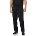 Amazon Essentials Men's Elastic Drawstring Waist Scrub Pant Medium Black