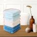 Phogary Microfiber Makeup Towel - Washable Facial Cleaning Cloth - 6 Pack (20x20cm) - Soft Absorbent Blue Cloths for Easy Makeup Removal - Buy Online on SooperMarket.com