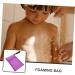 FOMIYES Bath Bag Shampoo Soap Nylon Net Bag Purple Thicken - Buy Online on SooperMarket.com