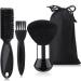 3 Pieces Neck Duster Brush Barber Hair Blade Clipper Cleaning Brush Soft Nylon Trimmer Shaver Razor Cleaning Brush with Storage Bag for Hair Styling