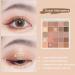 Nude Pink Brown Eyeshadow Palette - 25 Colors, Matte & Shimmer, Highly Pigmented, Hypoallergenic Eye Makeup - Oatmeal Milk Tea - Buy Online on SooperMarket.com