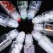 10 Pack 10ml Gemstone Roller Bottles with Healing Crystal Chips - Clear Glass Roll on Bottle for Essential Oils - Silver Lid - Natural Crystal Stones Roller Balls - Buy Online on SooperMarket.com