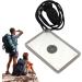 Lesunbak Rescue Mirror - Multifunctional Survival Signal Mirror for Outdoor Adventures | Portable Camping Tool for Backpacking - Buy Online on SooperMarket.com