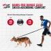 Tuff Pupper Heavy Duty Hands Free Dog Leash | One Large Dog Up to 125 lbs | Comfortable Shock Absorbing Bungee | Reflective Padded Handles | Lumbar Waist Belt 22-45" | Walking Jogging Running Leash One Large Dog (45-125 pounds) - Buy Online on SooperMarket.com