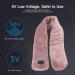USB-Powered Electric Heating Pillows | Soft Warm Neck Wrap & Vibration Massage for Pain Relief | Ideal Gift for Adults & Seniors - Light Brown - Buy Online on SooperMarket.com