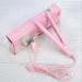 Small Curling Iron for Short Hair | 2 in 1 Mini Hair Straightener & Curler | Tourmaline Ceramic | Pink - Buy Online on SooperMarket.com