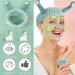 WLLHYF Spa Headband Face Wash Wristband Set Makeup Head Band Snail Coral Fleece Hair Band Skincare Hairband Elastic Creative Cartoon Head Wraps Cute Hair Accessories for Women Girls (Green) - Buy Online on SooperMarket.com