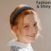 Ondder Rhinestone Headband for Women - Crystal Beaded Padded Hairband - Buy Online on SooperMarket.com
