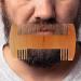 Men's Wooden Beard Comb - Double Sided Fine & Coarse Teeth Moustache Comb - Buy Online on SooperMarket.com