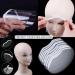 Lwtosis Transparent Hairspray Shield Mask for Hairdressers - 100pcs Face Protection for Salon & Barber Use - Buy Online on SooperMarket.com