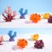 UEETEK 6-Pack Multicolor Sea Star & Coral Aquarium Decor - Realistic Fake Ornaments for Fish Tank Decoration - Buy Online on SooperMarket.com