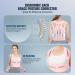 Back Brace and Posture Corrector for Women and Men Back Straightener Posture Corrector Scoliosis and Hunchback Correction Back Pain Spine Corrector Support Adjustable Posture Trainer Large Pink (Large:Waist 41-49'') - Buy Online on SooperMarket.com