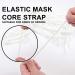 30 Yards 1/4 Inch White Elastic Band for Sewing Masks - Heavy Stretch Knit Braided Elastic - Buy Online on SooperMarket.com