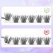 Arison Lashes Manga Cluster DIY Eyelash Extensions - Natural Look Wispy Anime Cosplay False Eyelashes with Bottom Lashes - Easy to Use for Beginners - 1 Pack - Buy Online on SooperMarket.com