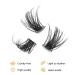 100 Pcs DIY Eyelash Extensions | Thin Stem Lash Cluster Set 10/12/14/16mm | Reusable Makeup | Self-application | HHX04 Mix10-16mm - Buy Online on SooperMarket.com