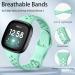 Laffav Silicone Bands 4 Pack for Fitbit Sense/Versa 3/4 - Durable Replacement Wristbands for Women and Men - Slim Sport Straps in White, Pink, Lavender, Mint Green (Large 6.5-8.0) - Buy Online on SooperMarket.com
