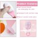 6 Piece Baby Hair Brush and Comb Set Baby Hair Brush and Comb Set for Newborns & Toddlers Natural Soft Goat Bristles for Infant Kids Perfect Baby Registry Gift(Pink Blue) - Buy Online on SooperMarket.com