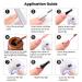 RARJSM Nude Liner Gel Nail Polish Set - 12 Colors 5ml with Thin Sharp Brush for Nail Art, Swirl Nails, and Striping - Soak Off, Curing Required - 12pcs Nude Color Set - Buy Online on SooperMarket.com