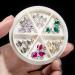Noverlife 36PCS Planet Nail Charms: 3D Saturn Crystal Diamonds for Sparkling Manicure Decor - Buy Online on SooperMarket.com